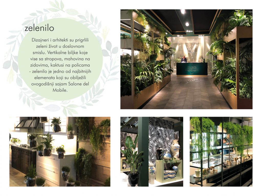 Max&Moris Salone del Mobile - puno biljaka u uredenju interijera su hit