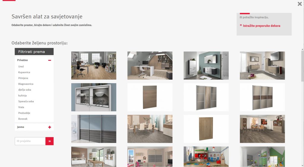 Egger Design Guide - odaberite prostoriju i krenite kombinirati dekore