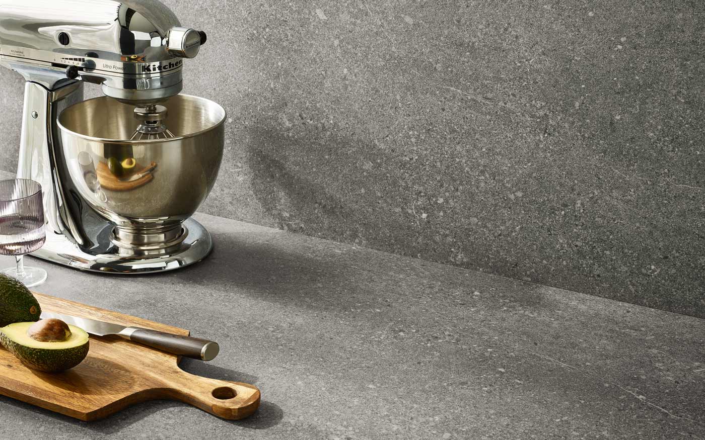 F032 ST78 Cascia granit sivi – Struktura